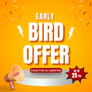 Early Bird Discount
